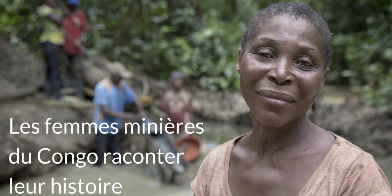 Voici Josephine et Zawadi, deux femmes minières artisanales de la République démocratique du Congo