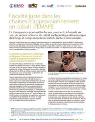 Fair Taxation in ASM Cobalt Supply Chains Brochure Cover_FR